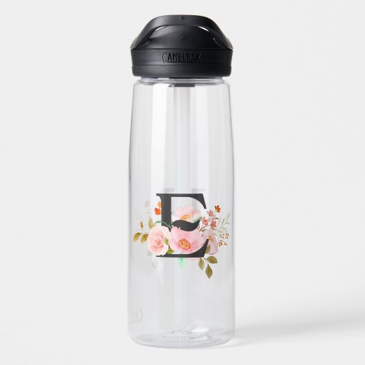 Wasserflasche Buchstabe E Trinkflasche (Rückseite)