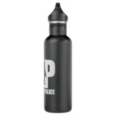 Wasserflasche der Militärpolizei Edelstahlflasche (Rechts)