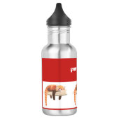 Wasserflasche des roten Pandas, heraus kühlend (Links)