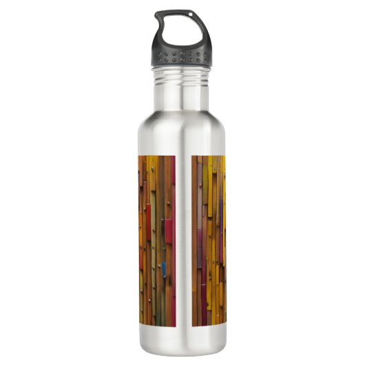 Wasserflasche Edelstahlflasche (Rückseite)