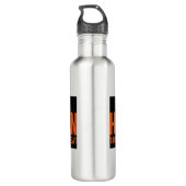 Wasserflasche Edelstahlflasche (Rückseite)