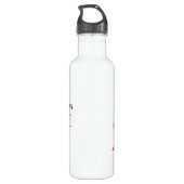 Wasserflasche Edelstahlflasche (Rückseite)