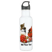 Wasserflasche Edelstahlflasche (Vorderseite)