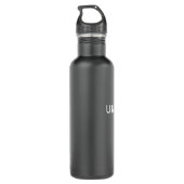 Wasserflasche Edelstahlflasche (Rückseite)