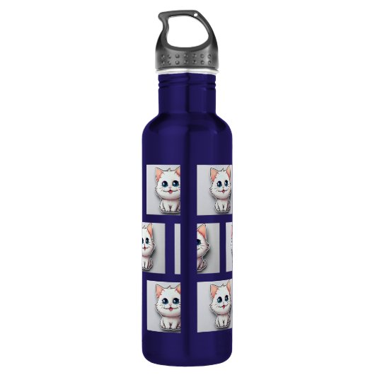 Wasserflasche Edelstahlflasche (Rückseite)