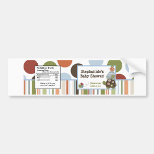 Wasserflasche Etikett Laguna Beach Schildkrötenfüß Autoaufkleber