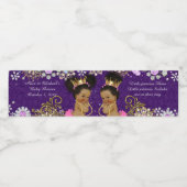 Wasserflasche Etikett Zwillingsafrikanisch, etnisc (Einzelnes Label)