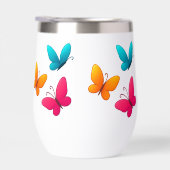 Wasserflasche - Farbige Schmetterlinge - Natur Ins (Rechts)