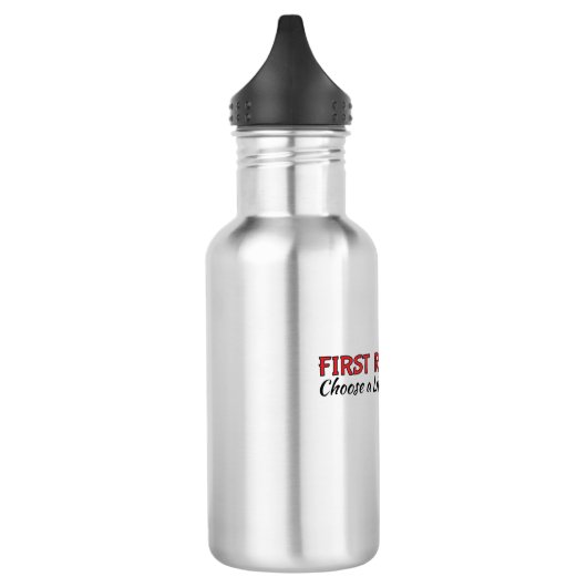 Wasserflasche: First Responder Edelstahlflasche (Links)