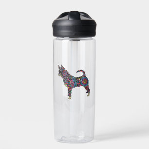 Wasserflasche für Chihuahua-Liebhaber Trinkflasche