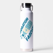 Wasserflasche für die Bekämpfung des Faschismus