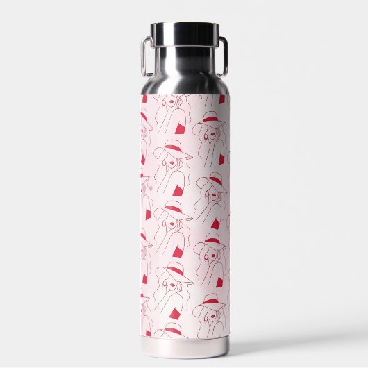 Wasserflasche für Frauen Trinkflasche (Vorne)