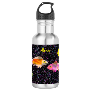Wasserflasche für Kinder Fisch & Dosen