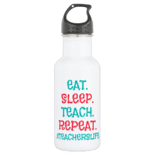 Wasserflasche für Lehrer (530 ml), Weiß