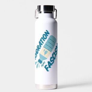 Wasserflasche gegen Faschismus Trinkflasche