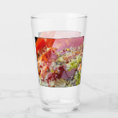 Wasserflasche Glas (Rückseite)