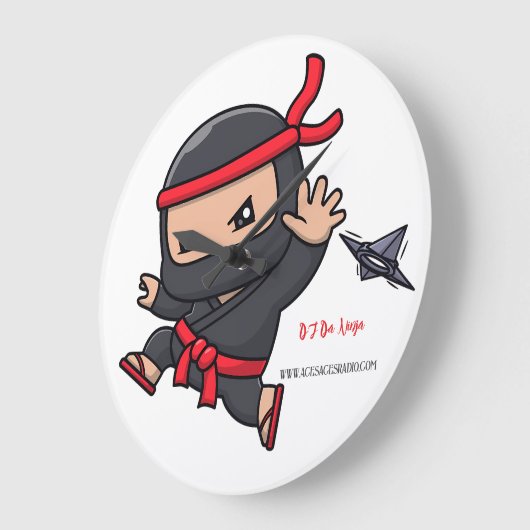 Wasserflasche Große Wanduhr (Winkel)