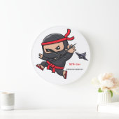 Wasserflasche Große Wanduhr (Zuhause)