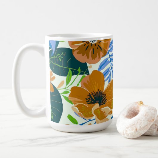 Wasserflasche Kaffeetasse (Mit Donut)