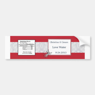 Wasserflasche Label Navy Blue Dandelion Blume Unkr Autoaufkleber
