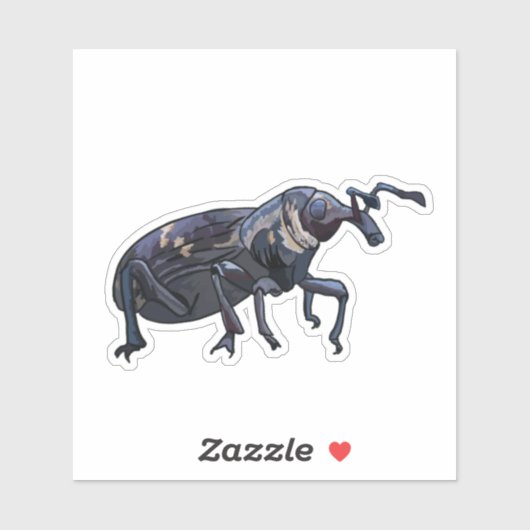 Wasserflasche Laptop Sticker Wevil (Blatt)