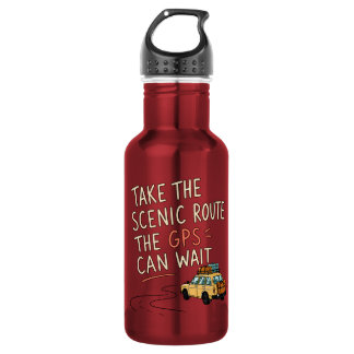 Wasserflasche 'Mache die landschaftlich schöne Rou