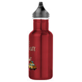Wasserflasche 'Mache die landschaftlich schöne Rou (Rechts)