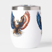 Wasserflasche - Majestic Bald Adler mit Flügeln (Vorderseite)