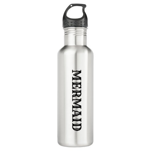 Wasserflasche "Mermaid" Edelstahlflasche (Vorderseite)