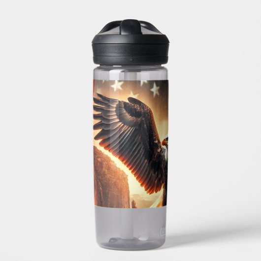 Wasserflasche mit American Eagle Trinkflasche (Vorderseite)