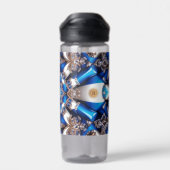 Wasserflasche mit argentinischem Farbdesign Trinkflasche (Rückseite)
