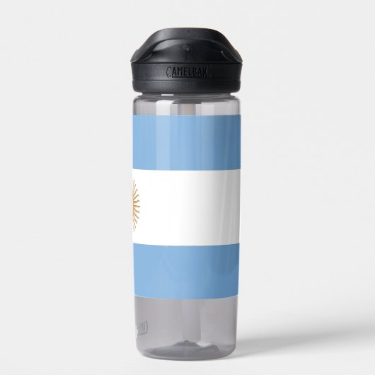Wasserflasche mit argentinischer Flagge Trinkflasche (Rückseite)