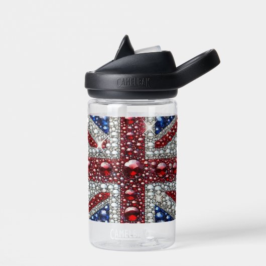 Wasserflasche mit britischem Farbd design Trinkflasche (Links)