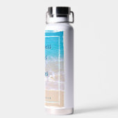 Wasserflasche mit Curlew Wave (22 oz) Trinkflasche (Rückseite)