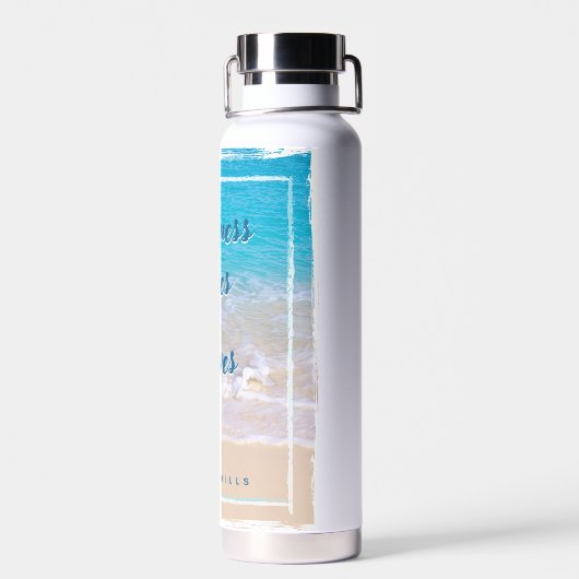 Wasserflasche mit Curlew Wave (22 oz) Trinkflasche (Rückseite)