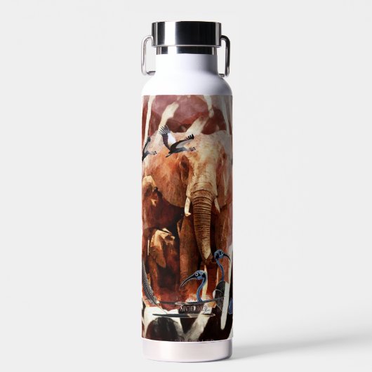 Wasserflasche mit dem Geist der Wildnis Trinkflasche (Vorne)
