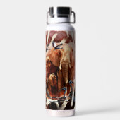 Wasserflasche mit dem Geist der Wildnis Trinkflasche (Rückseite)