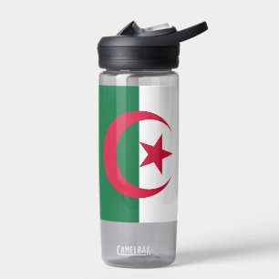 Wasserflasche mit der Flagge Algeriens Trinkflasche