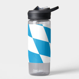 Wasserflasche mit der Flagge Bayerns, Deutschland Trinkflasche