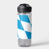 Wasserflasche mit der Flagge Bayerns, Deutschland Trinkflasche (Vorderseite)