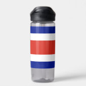 Wasserflasche mit der Flagge Costa Ricas Trinkflasche (Rückseite)