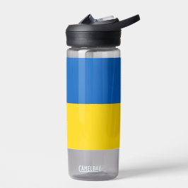 Wasserflasche mit der Flagge der Ukraine Trinkflasche