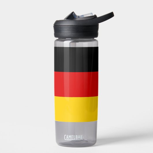Wasserflasche mit der Flagge Deutschlands Trinkflasche (Links)