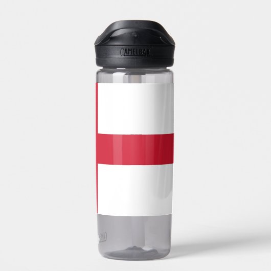 Wasserflasche mit der Flagge Englands, Vereinigtes Trinkflasche (Rückseite)