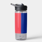 Wasserflasche mit der Flagge Frankreichs Trinkflasche (Rechts)