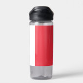 Wasserflasche mit der Flagge Frankreichs Trinkflasche (Rückseite)
