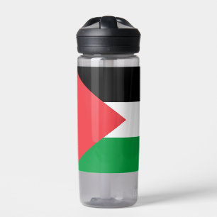 Wasserflasche mit der Flagge Palästinas Trinkflasche