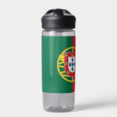 Wasserflasche mit der Flagge Portugals Trinkflasche (Vorderseite)