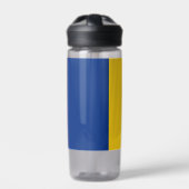Wasserflasche mit der Flagge Rumäniens Trinkflasche (Vorderseite)