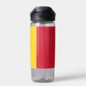 Wasserflasche mit der Flagge Rumäniens Trinkflasche (Rückseite)